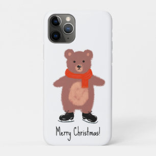 Capa Para iPhone 11 Pro Patinação de ursos engraçada
