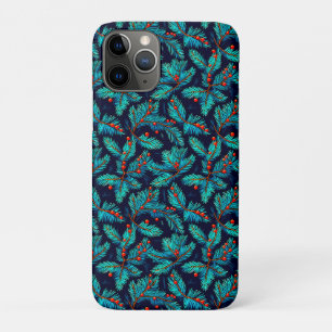 Capa Para iPhone 11 Pro Patterno do Fir de Natal-8239