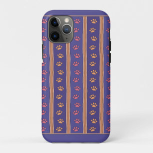 Capa Para iPhone 11 Pro Pawprint Pattern