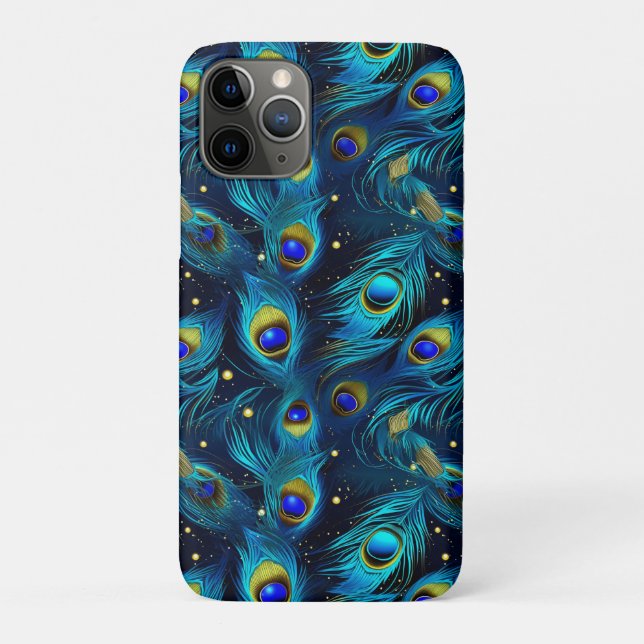 Capa Para iPhone 11 Pro Peacock Pride (Verso)
