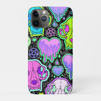 Capa Para iPhone 11 Pro Peles de gatos trippy
