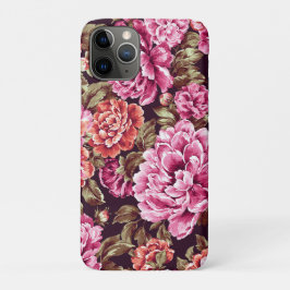 Capa Para iPhone 11 Pro Peonies in Bloom