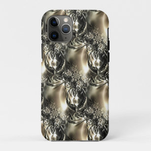 Capa Para iPhone 11 Pro Pérolas Douradas