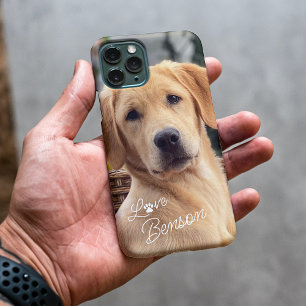 Capa Para iPhone 11 Pro Personalizado Minha Melhor Amiga Foto Cachorro Amo