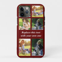 Personalizar colagem de fotos e texto Case-Mate iP