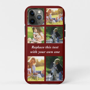 Capa Para iPhone 11 Pro Personalizar colagem de fotos e texto Case-Mate iP