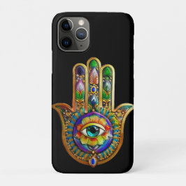 Capa Para iPhone 11 Pro Petais De Flores Coloridas Turquesa De Terceiro Ol