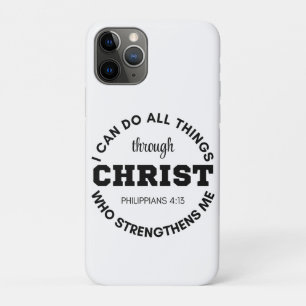 Capa Para iPhone 11 Pro Philippians 4:13 Eu posso fazer todas as coisas Es