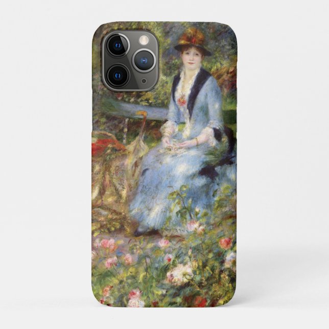 Capa Para iPhone 11 Pro Pierre-Auguste Renoir - Dans les Rosa (Verso)