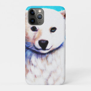 Capa Para iPhone 11 Pro Pintura impressionante de um Cubo de Urso Polar. C
