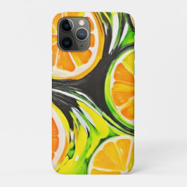 Capa Para iPhone 11 Pro Pintura Vibrante de Citrus