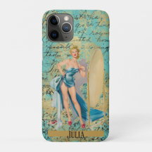 Pinup Girl in Mirror Personalizado