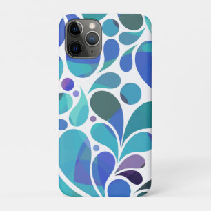 Capa Para iPhone 11 Pro Plantas Decorativas Cutas com Folhas em Forma de L