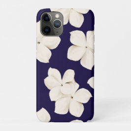 Capa Para iPhone 11 Pro Plumeria Branca