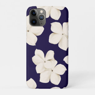 Capa Para iPhone 11 Pro Plumeria Branca