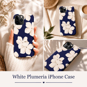 Capa Para iPhone 11 Pro Plumeria Branca