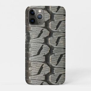 Capa Para iPhone 11 Pro Pneus velhos de automóveis Black Road