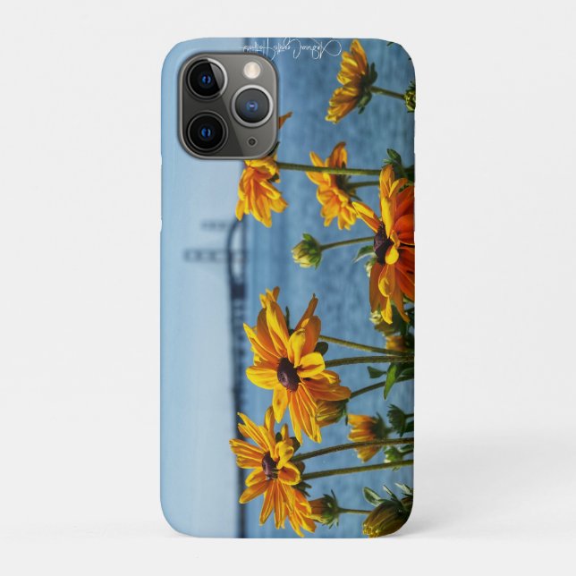 Capa Para iPhone 11 Pro Ponte Mackinac Olhos Pretos (Verso)