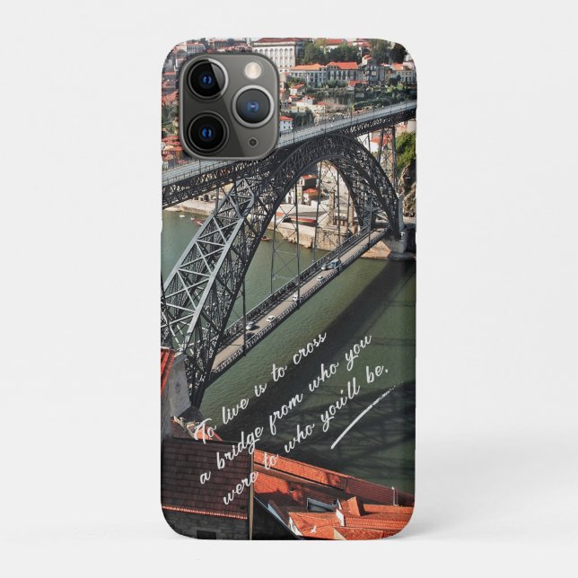 Capa Para iPhone 11 Pro Ponte Porto sobre o rio Douro, Portugal (Verso)
