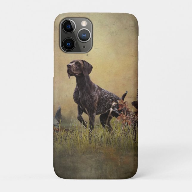 Capa Para iPhone 11 Pro Ponteiro alemão Shorthired (Verso)