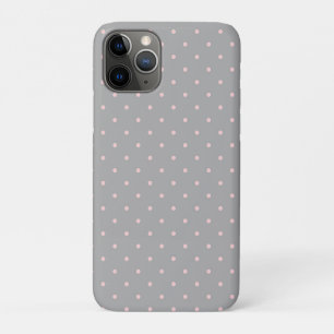 Capa Para iPhone 11 Pro Pontos Cor-de-Rosa Feminino Círculos Feliz Páscoa