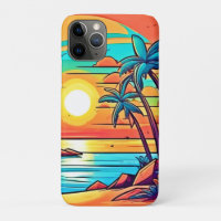 Pôr do Sol Tropical: Costa Vibrante