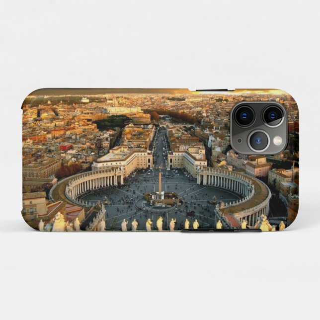 Capa Para iPhone 11 Pro Praça de São Pedro Vaticano (Verso (horizontal))