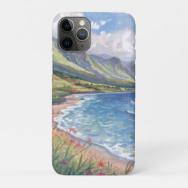 Capa Para iPhone 11 Pro Praia das Flores Havaí