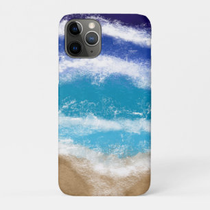 Capa Para iPhone 11 Pro Praia de Sandy Sandy no Oceano Azul