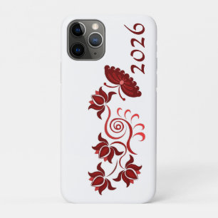 Capa Para iPhone 11 Pro Presente de arte floral colorida