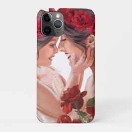 Capa Para iPhone 11 Pro Presente Personalizado Floral Comovente