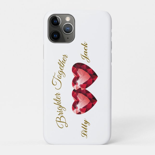 Capa Para iPhone 11 Pro Presente Significativo – Amor Elegante (Verso)