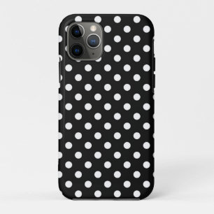 Capa Para iPhone 11 Pro Preto com pontos brancos