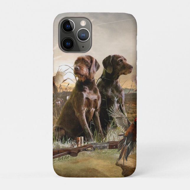 Capa Para iPhone 11 Pro Pudelpointers, faisão (Verso)