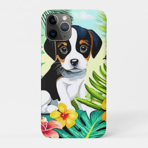 Capa Para iPhone 11 Pro Pup Bonito no Paraíso