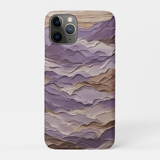 Capa Para iPhone 11 Pro Púrpura e Mística Castanha (Verso)