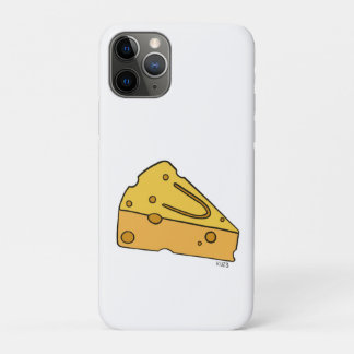Capa Para iPhone 11 Pro Queijo Bonitinho Sorridente