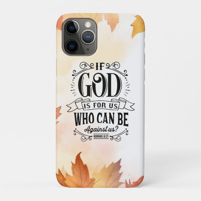 Capa Para iPhone 11 Pro Quem pode estar contra nós? (Verso)