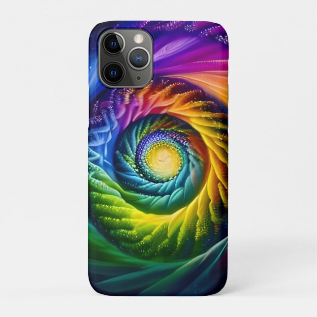 Capa Para iPhone 11 Pro Rainbow Spiral Out (Verso)