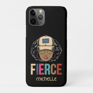 Capa Para iPhone 11 Pro Rainha Negra Ferro Mulher negra