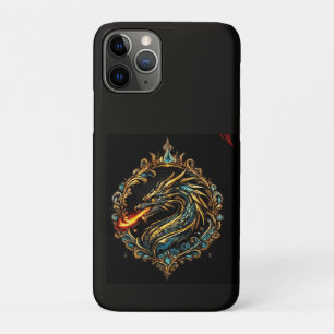 Capa Para iPhone 11 Pro Raquete de Tênis de Mesa Dragão Fantasy Dragon S