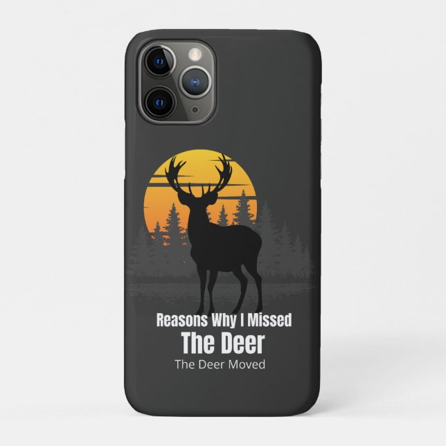 Capa Para iPhone 11 Pro Razões pelas quais eu perdi o cervo (Verso)