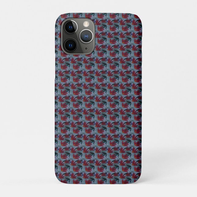 Capa Para iPhone 11 Pro Red Daisy (Verso)