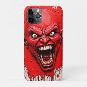 Capa Para iPhone 11 Pro Red Demon Fury Art