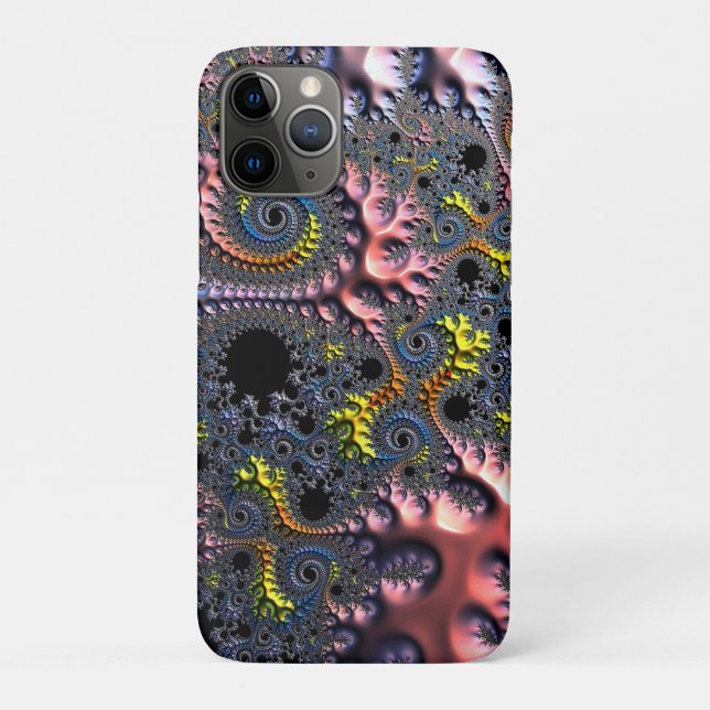 Capa Para iPhone 11 Pro Reinos Espirais Infinitos (Verso)