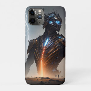Capa Para iPhone 11 Pro Relâmpago Cyborg Warrior