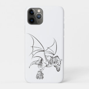 Capa Para iPhone 11 Pro Réptil Alado / Tribal