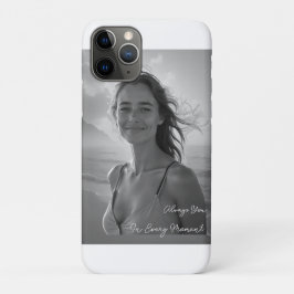 Capa Para iPhone 11 Pro Retrato Personalizado Dela – Presente de Foto Simp