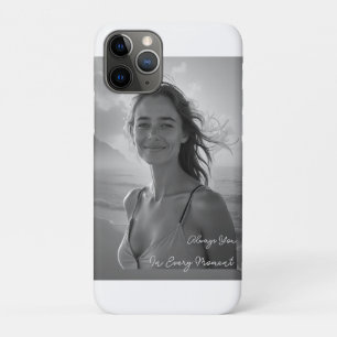 Capa Para iPhone 11 Pro Retrato Personalizado Dela – Presente de Foto Simp