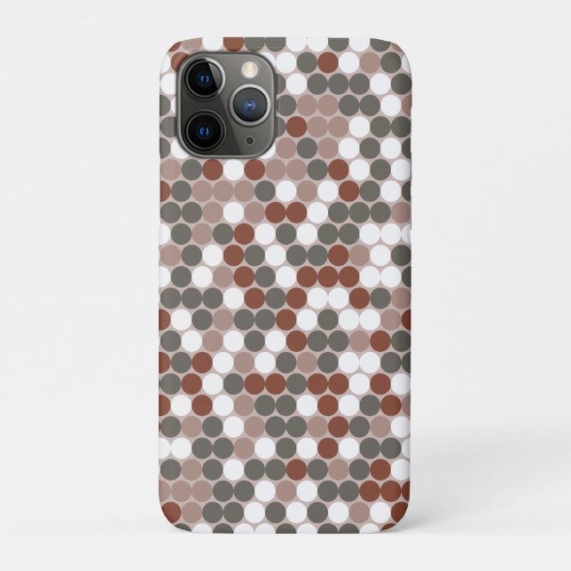 Capa Para iPhone 11 Pro Retro dots (Verso)